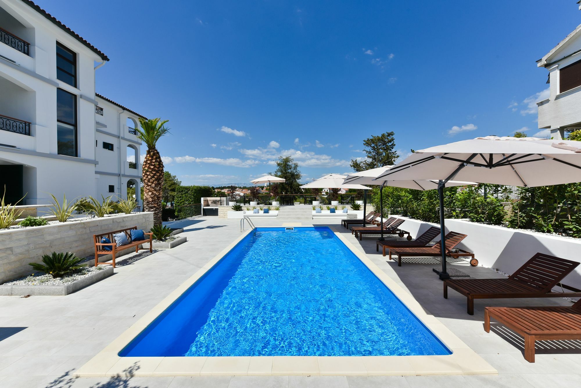 Mediterraneo Garden Apartments Petrčane Exterior foto